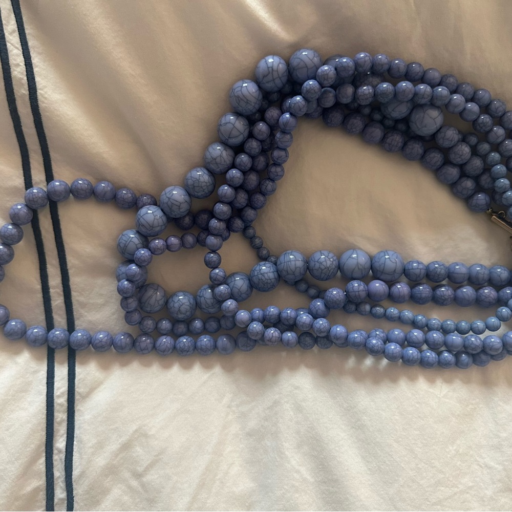 Beaded Statement Necklace - image 1